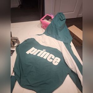 Prince Pickleball Women's Woven Zip-Front Hooded Jacket